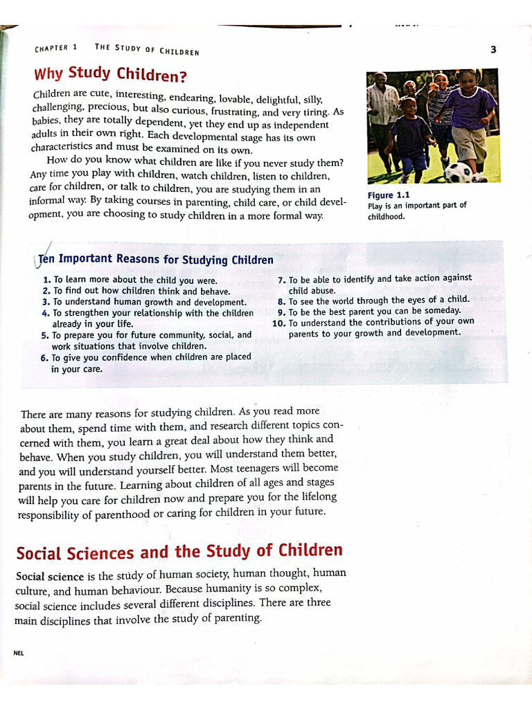 Chapter 1 Parenting In Canada Textbook Pdf