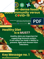 Nutrient Dense Foods Boost Immunity Vs COVID 19