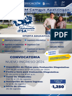 Convocatoria TecNMCampusApatzingan 2024