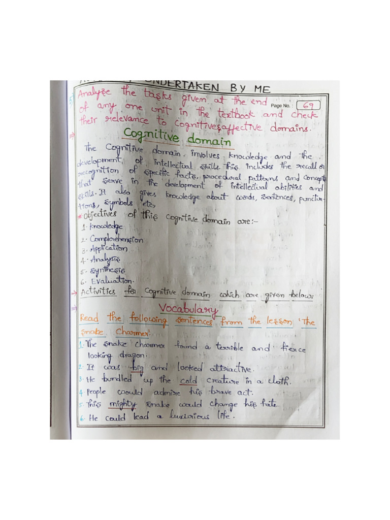 English 5th Activity | PDF