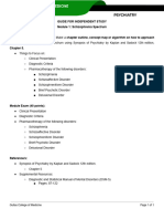 Psychiatry Module 1 - Guide For Independent Study