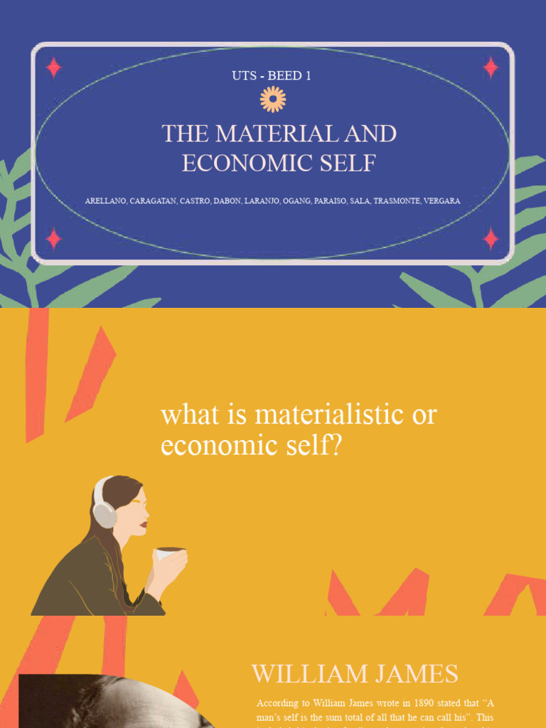 The Material and Economic Self FINAL PDF Self Behavior