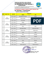 Jadwal Asat Xii