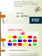 Artes Primer Grado Forma y Color Esta Recurso de Aprendizaje 01 PPT para Evaluación 02 2 Parte 2022-2023