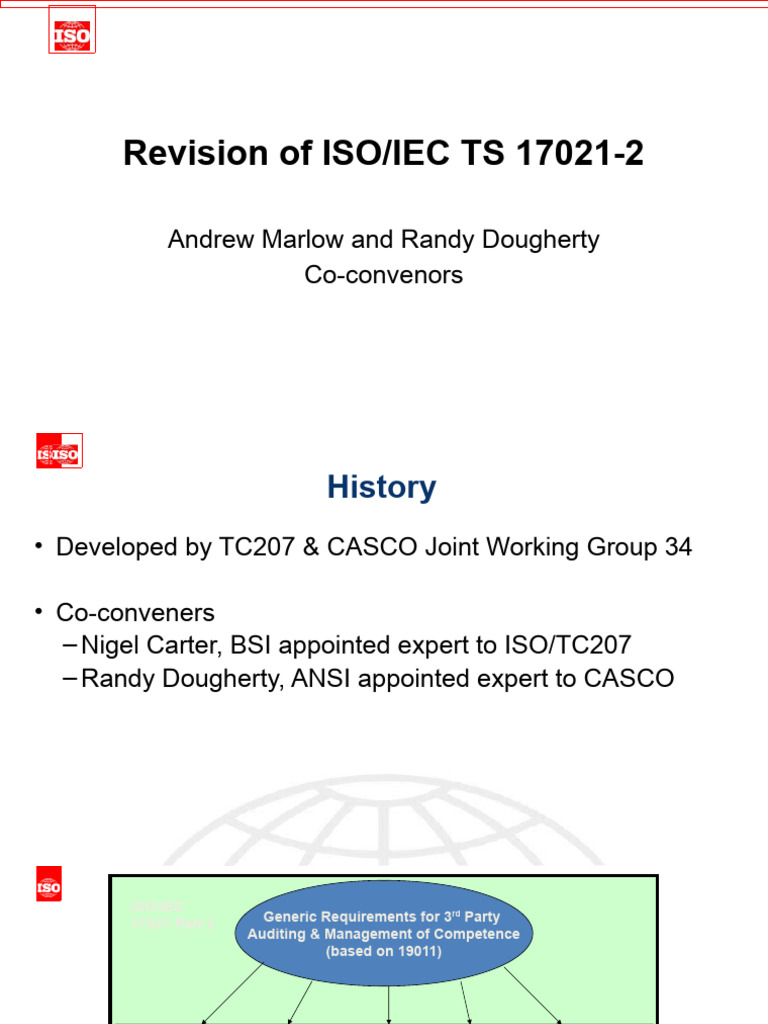 ISO/IEC 17021-2:2016 EMS Competence Update | PDF | Audit ...