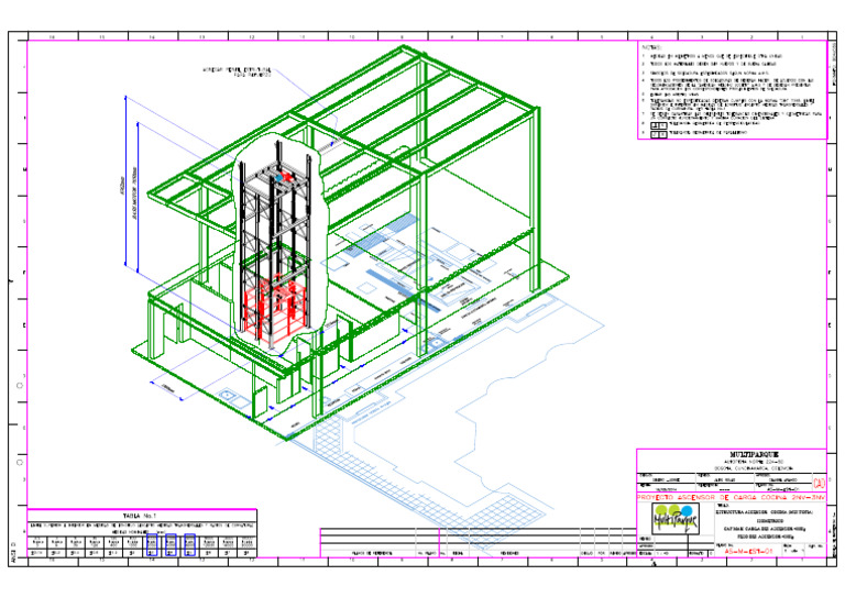 Ascensor Cocina Estructura Pdf