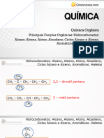 Funções Organicas - Hidrocarbonetos p2 Q