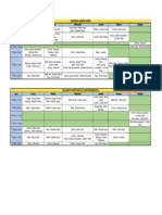 Horarios Equinox