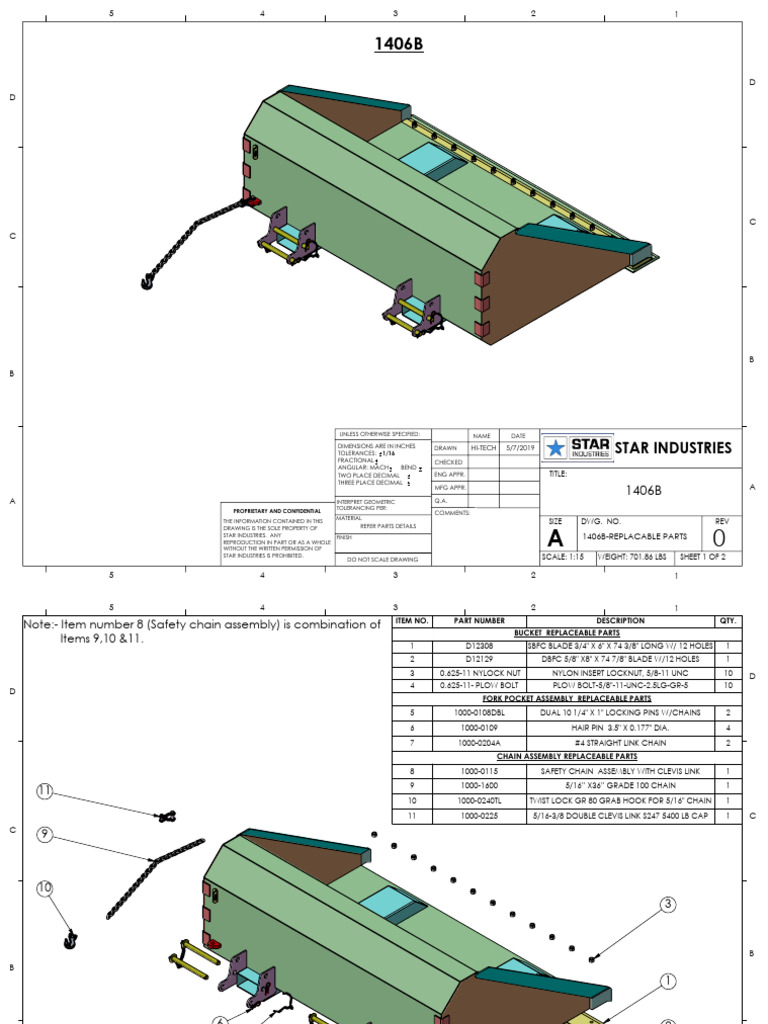 1406B Replacable Parts | PDF | Manufactured Goods | Equipment