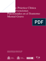 Guía de Práctica Clínica de Intervenciones Psicosociales en El Trastorno Mental Grave