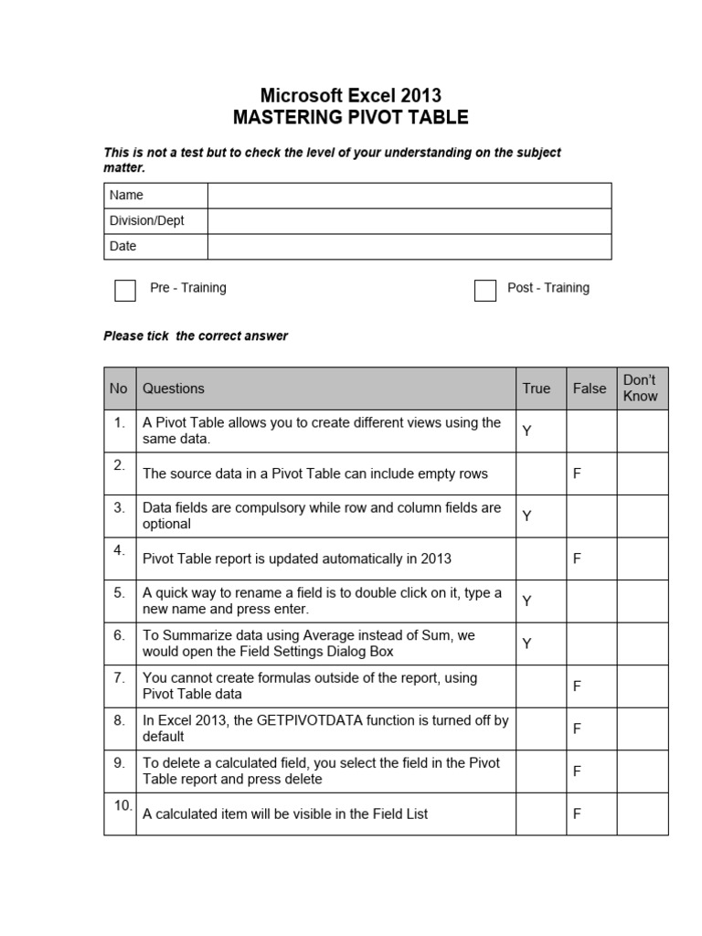pivotquiz-pdf-microsoft-excel-software-engineering