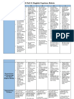 English - Gr.8 Capstone Project Rubric - Jan.2022