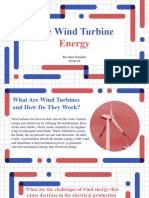 Wind Turbine Energy Grade 8