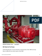 NEC Rules For Fire Pumps