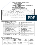 Tertib Acara Ibadah HKBP Petra Ressort Pelikan 30 April 20231