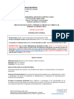 Instructivo de Admisiones Artes Escénicas Opción Actuación 2023-1