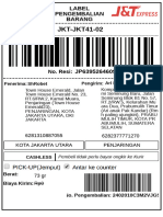Shipping Label 2402010C3M2VJGS