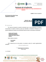 Carta de Aceptación