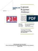 Laporan - Abdimas PLJ 2023 Pelatihan ISO 9001 LPK HASDEMY