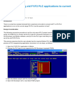 TIP #6 - Converting Old F1 - F2 PLC Appli..