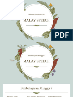 Malay Speech - Week 7
