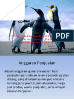 Anggaran Penjualan (Sales Budget)