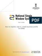 How To Register, Sign In, Create Business Profile On NSWS