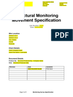 Movement Monitoring Specification