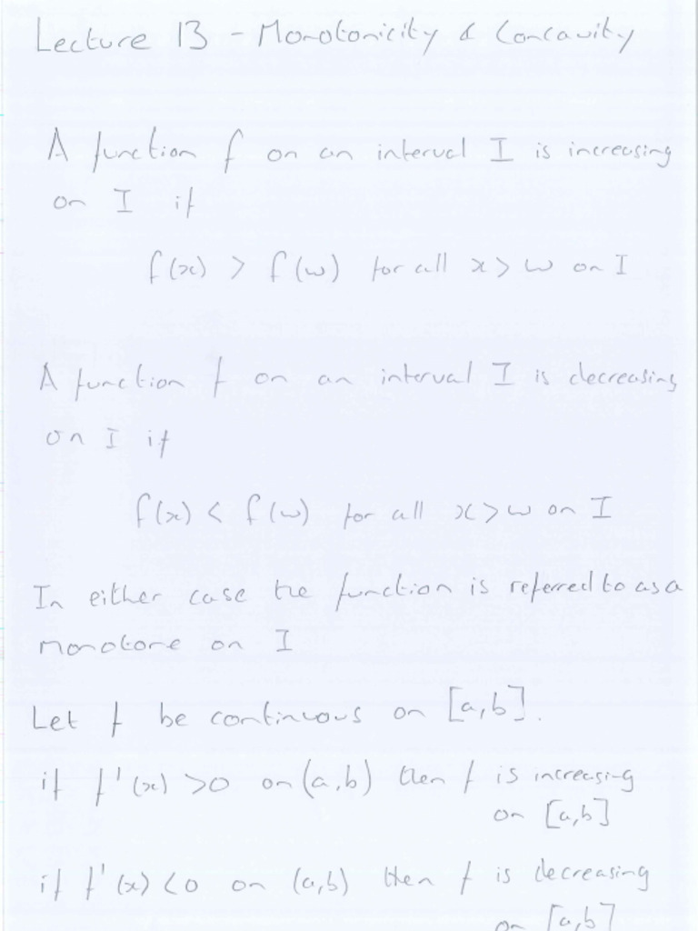 Lecture Notes 13 | PDF