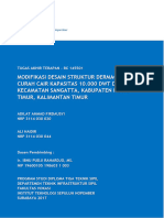 Modifikasi Desain Struktur Dermaga Curah Cair Kapasitas 10.000 DWT Di Kecamatan Sangatta, Kabupaten Kutai Timur, Kalimantan Timur