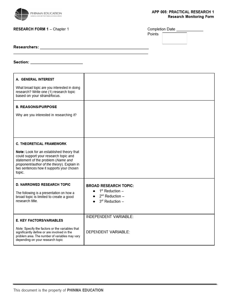 App 005 Research Forms 1 3 | PDF | Apa Style | Questionnaire