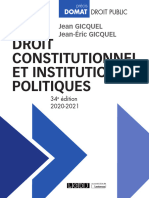 Droit Constitutionnel Et Institutions Politiques