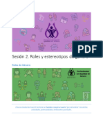 Sesión 2. Roles y Estereotipos de Género