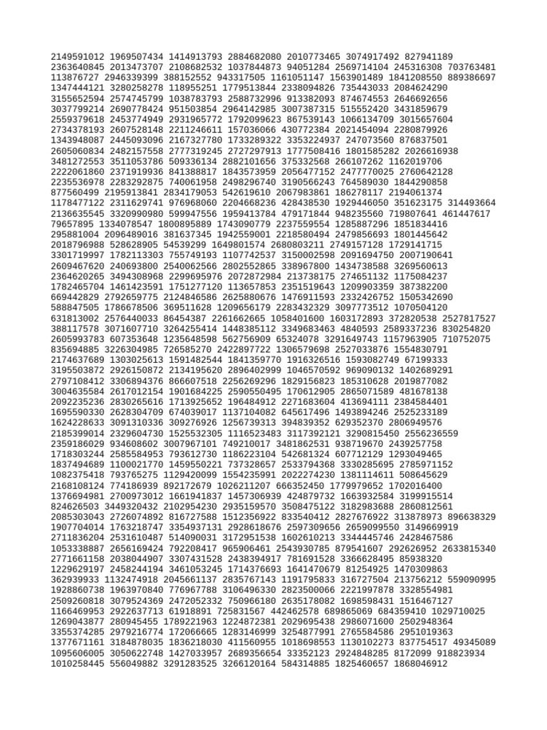 Rnums | PDF