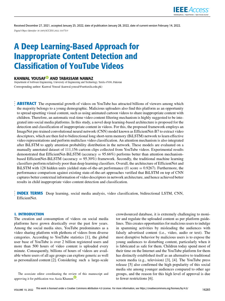 A Deep Learning-Based Approach For Inappropriate Content Detection and ...