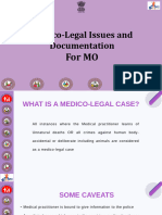 Emergency Care For MO - Medico-Legal Issues and Documentation