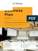Event Venue Business Plan Example