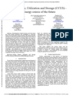 Carbon Capture Utilization and Storage CCUS - The Energy Source of The Future