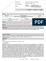 Plano de Ensino - Turma (SA) - 2022 3