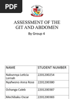 Health Assessment of Abdomen