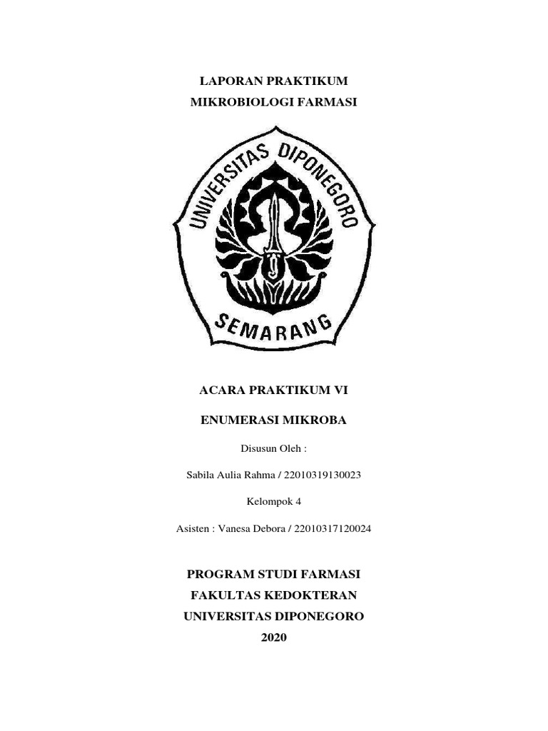 Praktikum Enumerasi Mikroba Farmasi | PDF