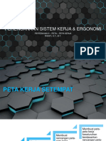 Perencanaan Sistem Kerja & Ergonomi Pertemuan 9 Peta-Peta Kerja