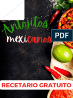 Recetario Antojitos Mexicanos