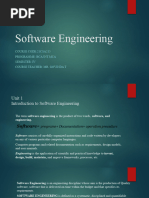 Software Engineering Unit1