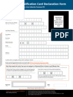 CPC Driver Qualification Declaration Form