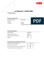 Operation Manual / A130-H66: Document Identification