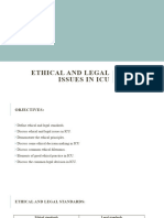 Ethical and Legal Issues in ICU