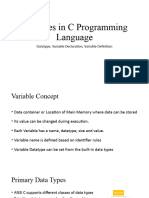 03 Variables in C Programming Language
