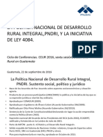 CEUR, Politica-y-Ley-Desarrollo-Rural-Adran-Zapata