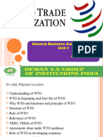WTO-Unit-1 BBA503